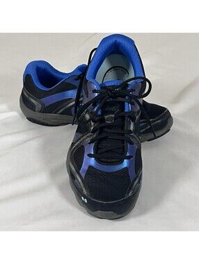 Ryka Women's Influence Cross Trainer, Black/Blue Multi 8W
